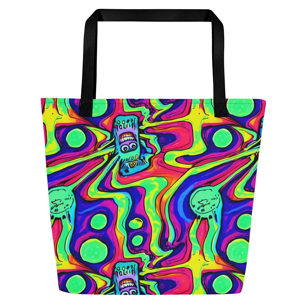 Large Tote Bag w/ Pocket - Frizzled Spirits