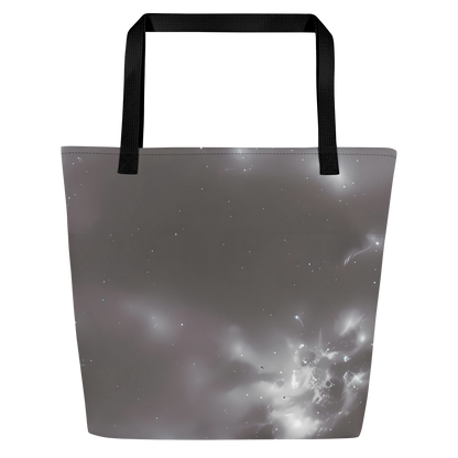 Large Tote Bag w/ Pocket - Silver Nebula