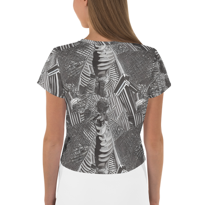 Women's Crop Tee - Piranesi's Web