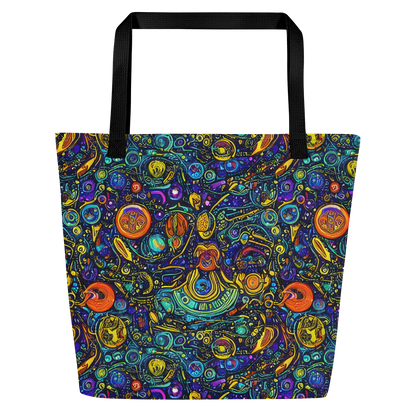 Large Tote Bag w/ Pocket - Vasnetsov Vortex