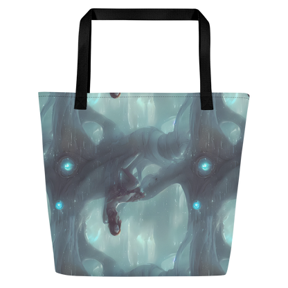 Large Tote Bag w/ Pocket - Liquid Serenity