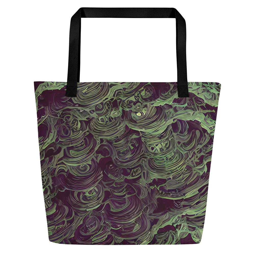 Large Tote Bag w/ Pocket - Knab Whorls