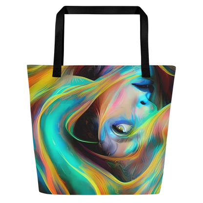 Large Tote Bag w/ Pocket - Dreamweaver Fusion