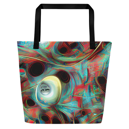 Large Tote Bag w/ Pocket - Dreamwave