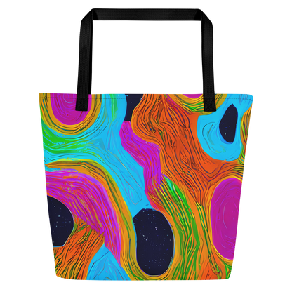 Large Tote Bag w/ Pocket - Galactic Harmony