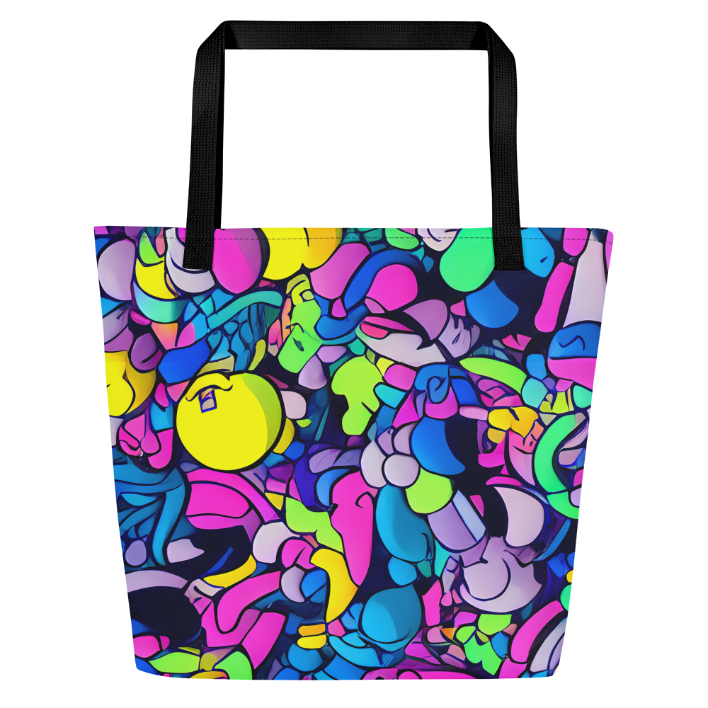 Large Tote Bag w/ Pocket - Radiant Revelation