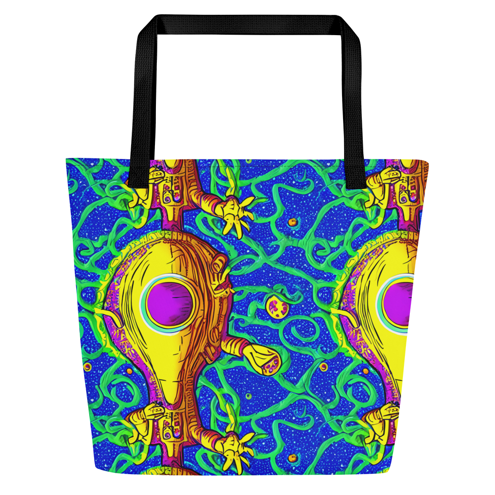 Large Tote Bag w/ Pocket - Sprawling Spectacle