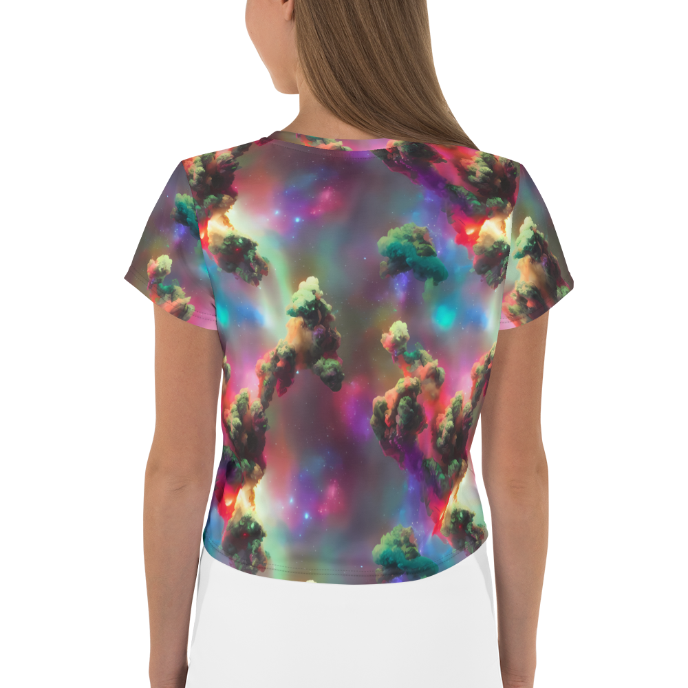 Women's Crop Tee - Nebula Dreams