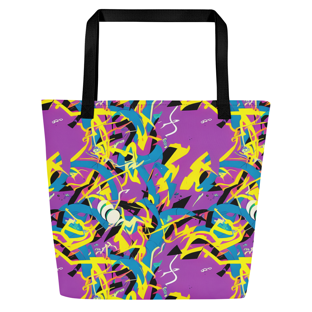 Large Tote Bag w/ Pocket - Galactic Sprawl