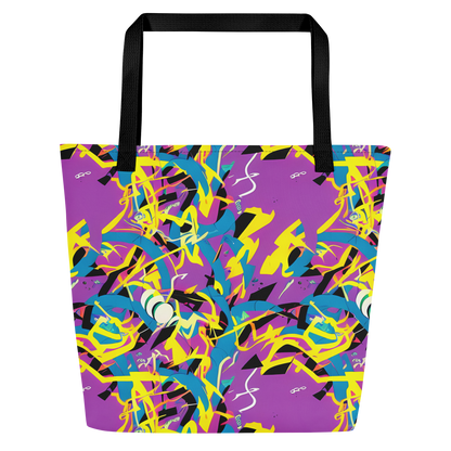 Large Tote Bag w/ Pocket - Galactic Sprawl