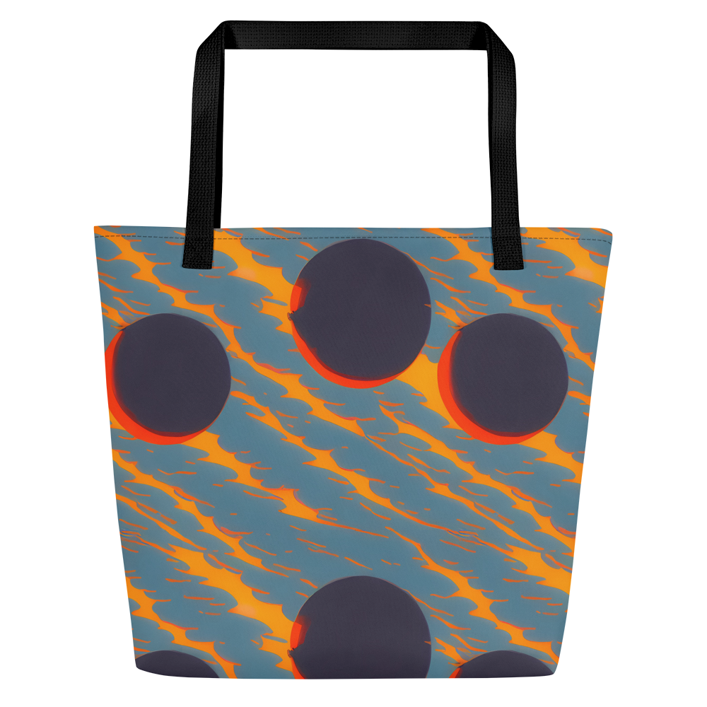 Large Tote Bag w/ Pocket - Flames of Gravity