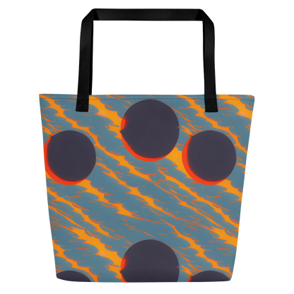 Large Tote Bag w/ Pocket - Flames of Gravity