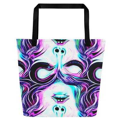 Large Tote Bag w/ Pocket - Chroma Soirée