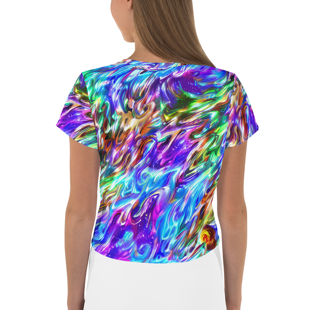 Women's Crop Tee - Faini Whirlwind