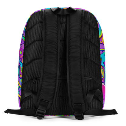 Minimalist Backpack - Neon Galaxy Whirl