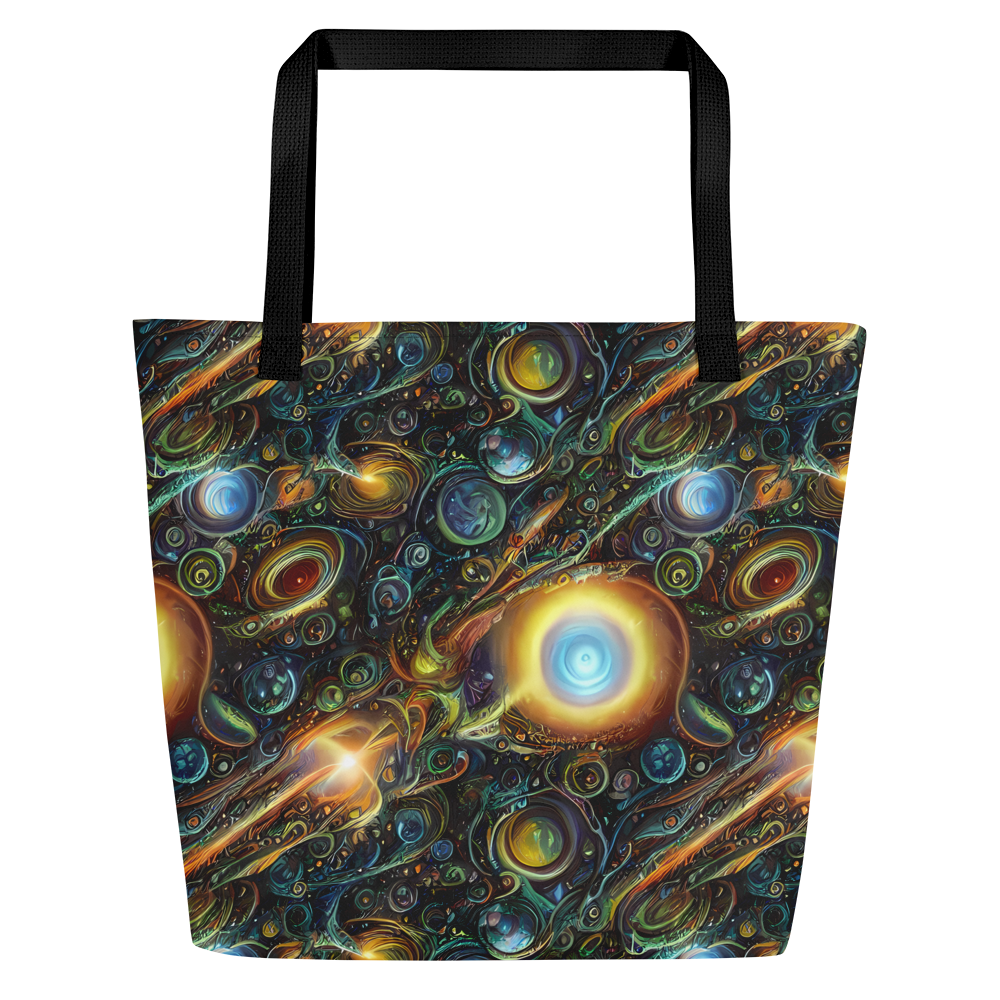 Large Tote Bag w/ Pocket - Ferez Vortex