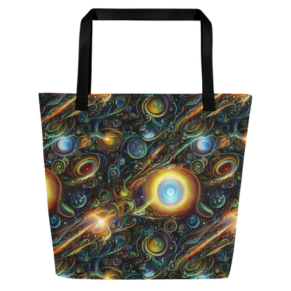 Large Tote Bag w/ Pocket - Ferez Vortex