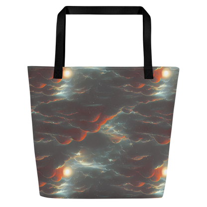 Large Tote Bag w/ Pocket - Stellar Highlands