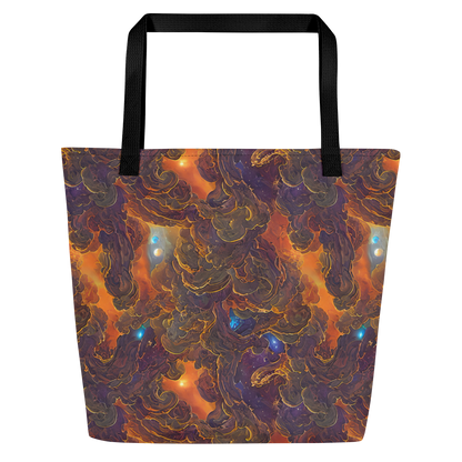 Large Tote Bag w/ Pocket - Pozzo Vortex