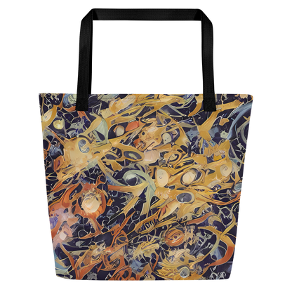 Large Tote Bag w/ Pocket - Quantum Symmetry