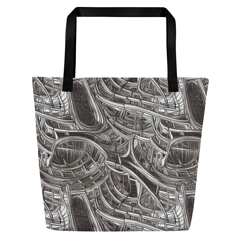 Large Tote Bag w/ Pocket - Piranesi's Dream