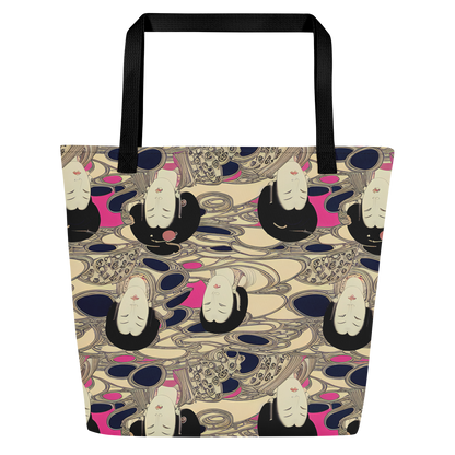 Large Tote Bag w/ Pocket - Timeless Reverie