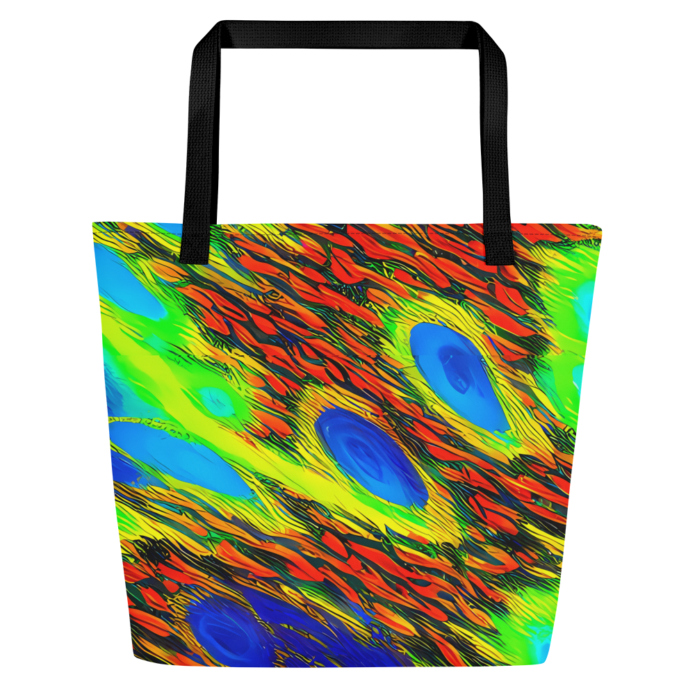 Large Tote Bag w/ Pocket - Hodgkin's Blaze