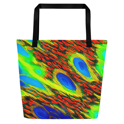 Large Tote Bag w/ Pocket - Hodgkin's Blaze