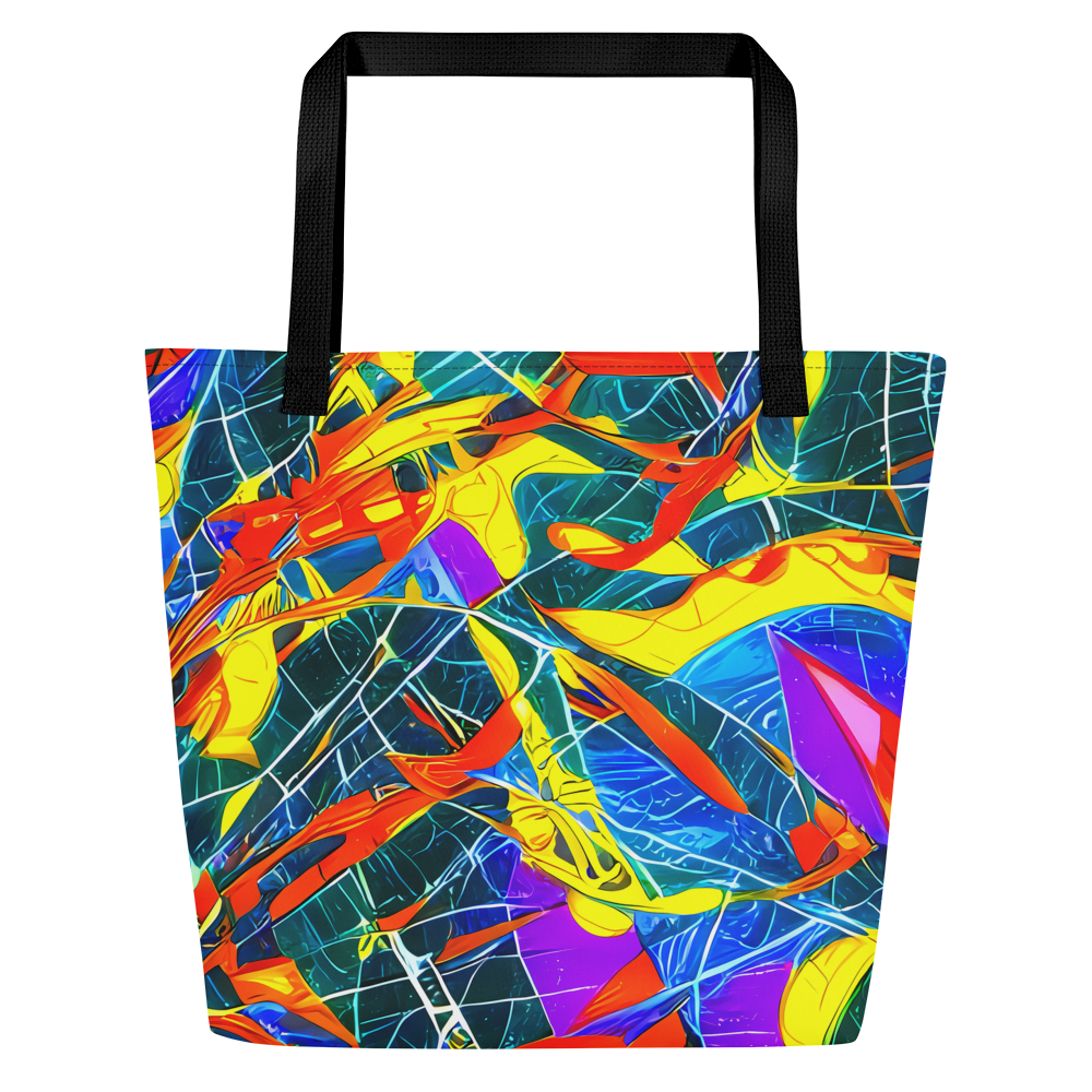 Large Tote Bag w/ Pocket - Arkhipov Waves