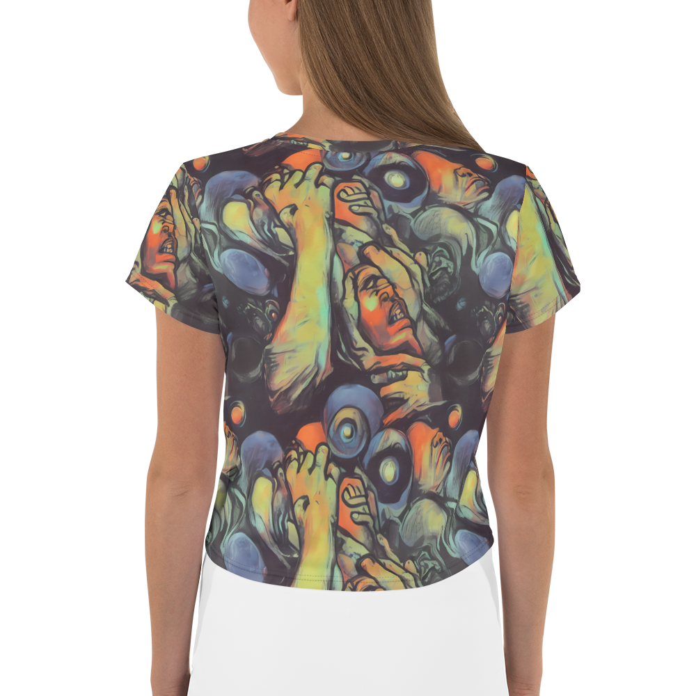 Women's Crop Tee - Cosmic Scream