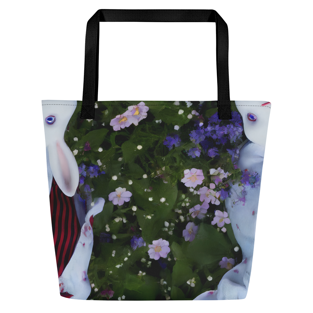 Large Tote Bag w/ Pocket - Hip, Sharp Focus, Beautiful