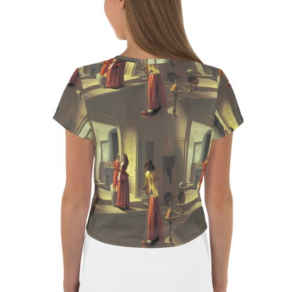 Women's Crop Tee - Surreal Shadows