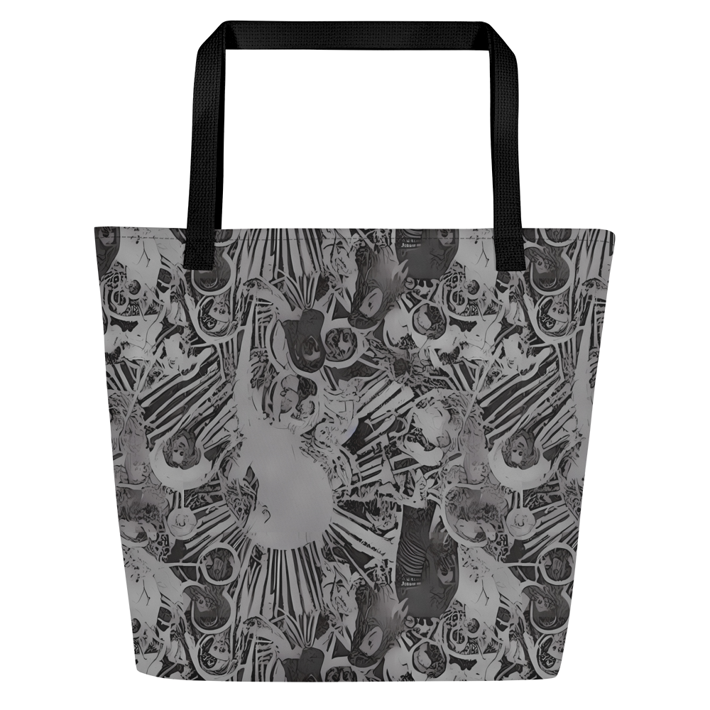 Large Tote Bag w/ Pocket - Dusk Enigma