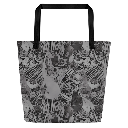 Large Tote Bag w/ Pocket - Dusk Enigma