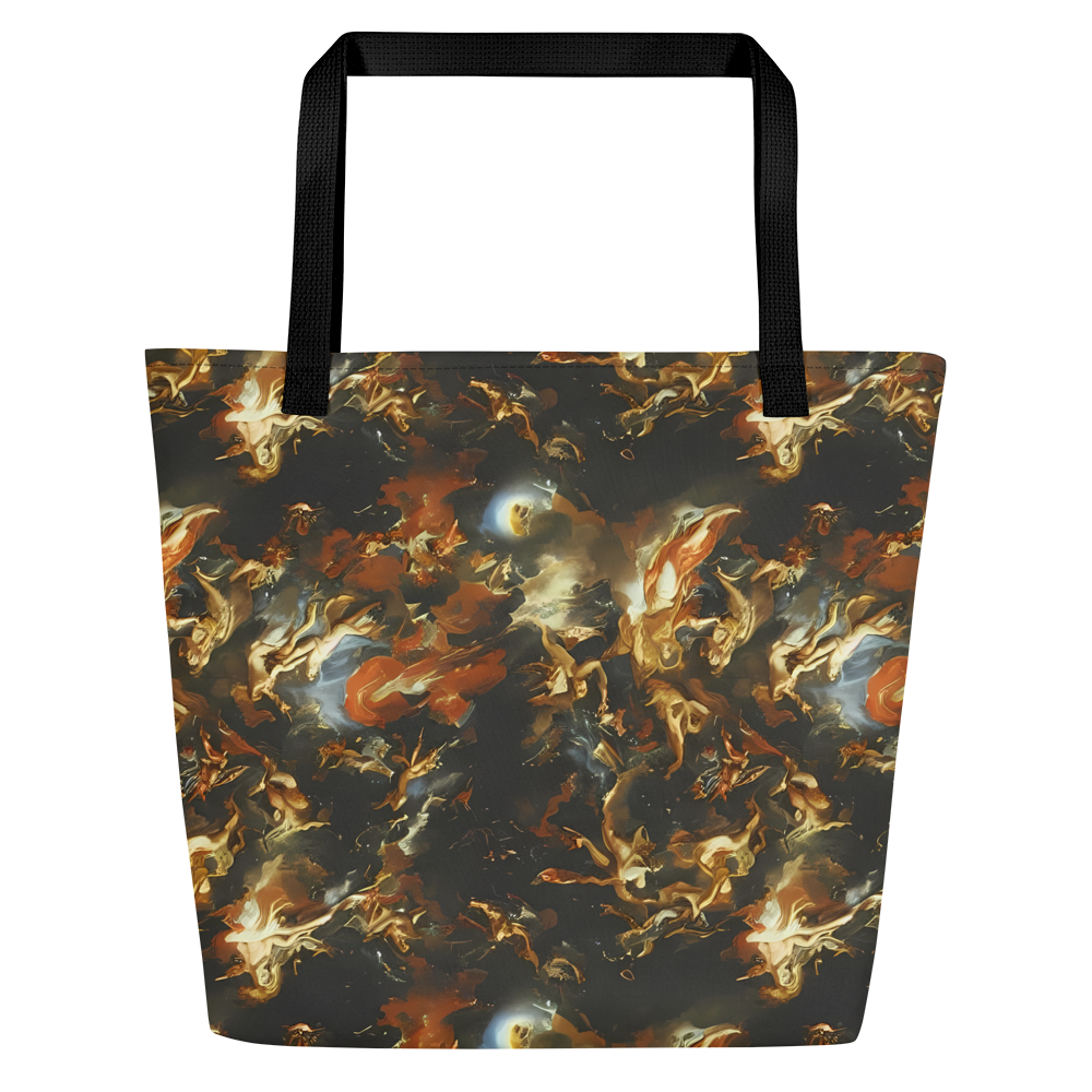 Large Tote Bag w/ Pocket - Van Dyck Vortex