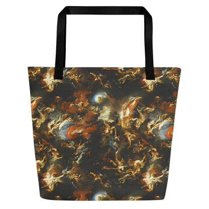 Large Tote Bag w/ Pocket - Van Dyck Vortex