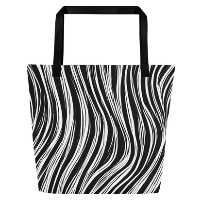 Large Tote Bag w/ Pocket - Weston Waves