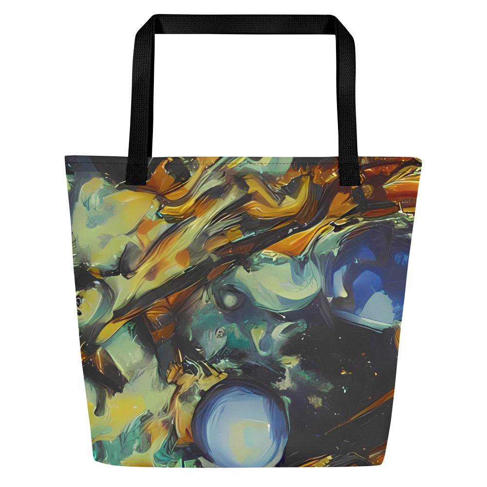 Large Tote Bag w/ Pocket - Menzel's Maelstrom