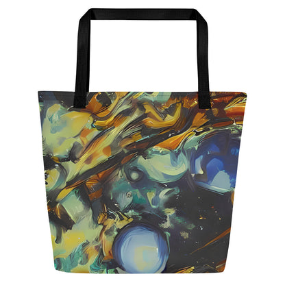 Large Tote Bag w/ Pocket - Menzel's Maelstrom