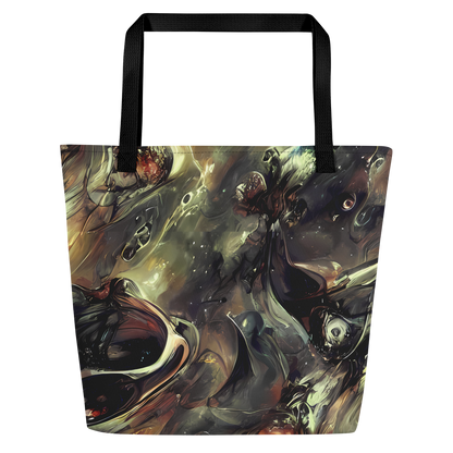 Large Tote Bag w/ Pocket - Chaos Crescendo