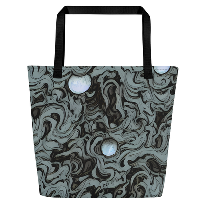 Large Tote Bag w/ Pocket - Caruso Swirl