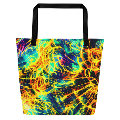 Large Tote Bag w/ Pocket - Kapp's Kaleidoscope