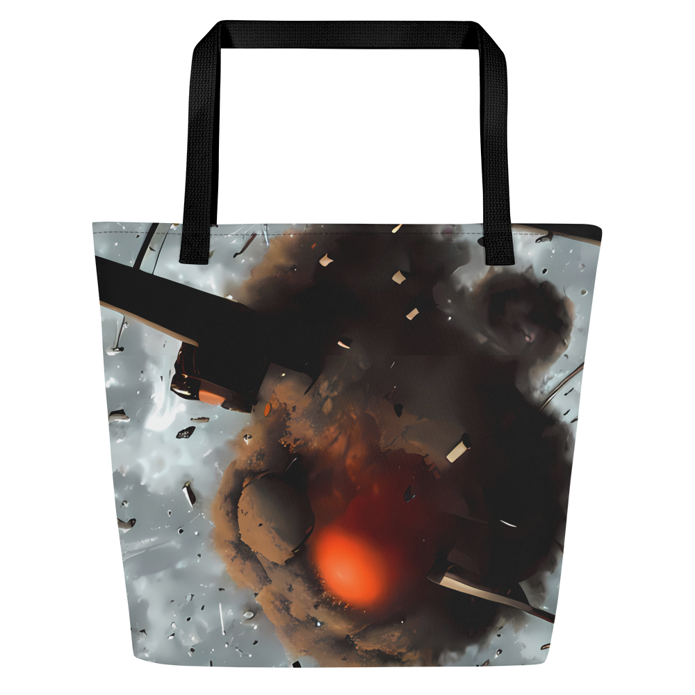 Large Tote Bag w/ Pocket - Celestial Collision