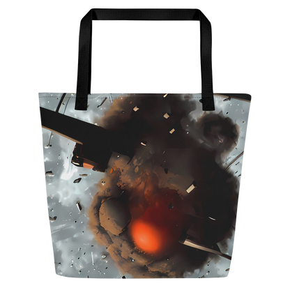 Large Tote Bag w/ Pocket - Celestial Collision