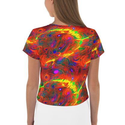 Women's Crop Tee - Blampied Blaze