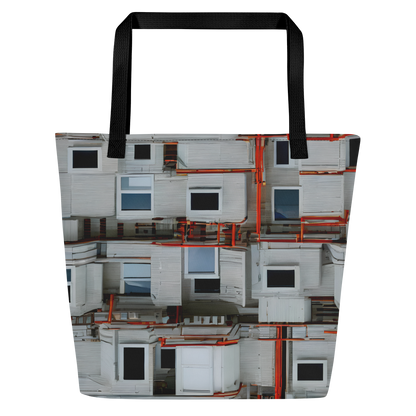 Large Tote Bag w/ Pocket - Industrial Reverie