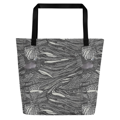 Large Tote Bag w/ Pocket - Sable Currents