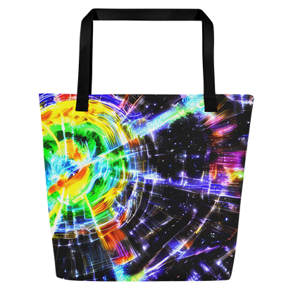 Large Tote Bag w/ Pocket - Hirschl's Vortex