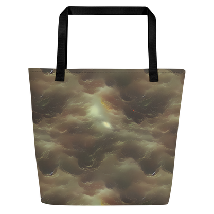 Large Tote Bag w/ Pocket - Celestial Dreamscape