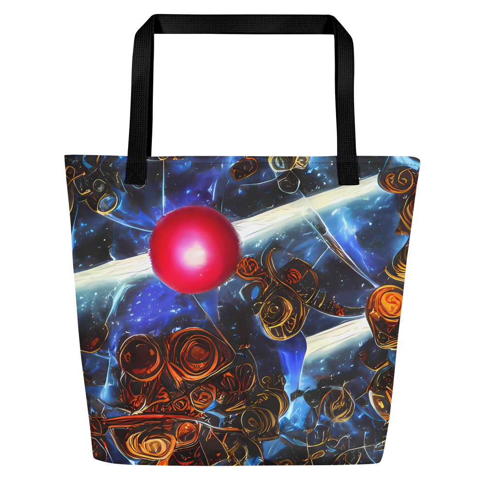 Large Tote Bag w/ Pocket - Pimenov's Cosmos